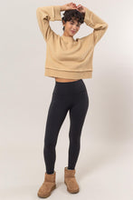 Load image into Gallery viewer, HYFVE Round Neck Dropped Shoulder Ribbed Sweater
