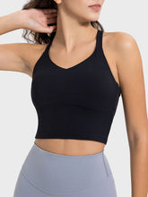 Load image into Gallery viewer, Crisscross Round Neck Active Tank
