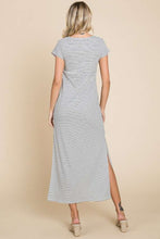 Load image into Gallery viewer, Culture Code Full Size Striped Twisted Detail Dress
