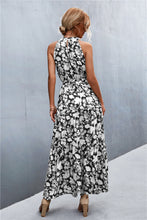 Load image into Gallery viewer, 9 Colors - Printed Sleeveless Tie Waist Maxi Dress - Sizes S-L Ti Amo I love you
