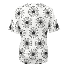 Load image into Gallery viewer, 9 Patterns - Ti Amo I love you - Exclusive Brand - Womens / Womens Plus Size - V-neck Pleated T-shirt - Sizes S-5XL Ti Amo I love you
