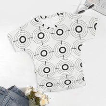 Load image into Gallery viewer, 9 Patterns - Ti Amo I love you - Exclusive Brand - Womens / Womens Plus Size - V-neck Pleated T-shirt - Sizes S-5XL Ti Amo I love you
