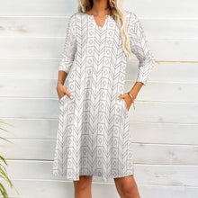 Load image into Gallery viewer, 9 Styles - Ti Amo I love you - Exclusive Brand - 7-Point Long Sleeved Dress Ti Amo I love you
