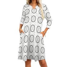 Load image into Gallery viewer, 9 Styles - Ti Amo I love you - Exclusive Brand - 7-Point Long Sleeved Dress Ti Amo I love you
