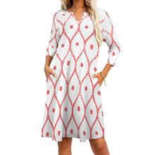 Load image into Gallery viewer, 9 Styles - Ti Amo I love you - Exclusive Brand - 7-Point Long Sleeved Dress Ti Amo I love you
