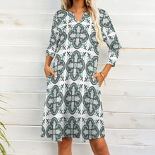 Load image into Gallery viewer, 9 Styles - Ti Amo I love you - Exclusive Brand - 7-Point Long Sleeved Dress Ti Amo I love you
