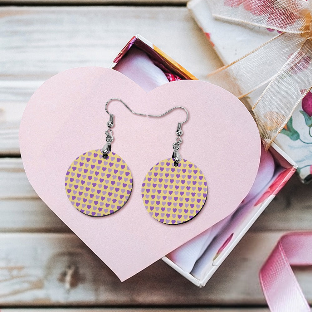 9 Styles - Ti Amo I love you - Exclusive Brand - Stylish Wooden Earrings Ti Amo I love you