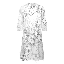 Load image into Gallery viewer, 9 Styles - Ti Amo I love you - Exclusive Brand  - Womens - 7-point Sleeve Dress Ti Amo I love you
