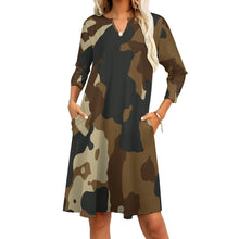 Load image into Gallery viewer, 9 Styles - Ti Amo I love you - Exclusive Brand  - Womens - 7-point Sleeve Dress Ti Amo I love you
