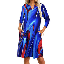 Load image into Gallery viewer, 9 Styles - Ti Amo I love you - Exclusive Brand  - Womens - 7-point Sleeve Dress Ti Amo I love you
