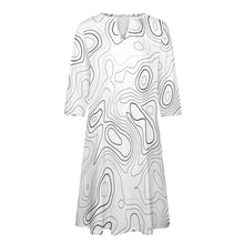 Load image into Gallery viewer, 9 Styles - Ti Amo I love you - Exclusive Brand  - Womens - 7-point Sleeve Dress Ti Amo I love you
