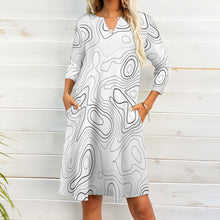 Load image into Gallery viewer, 9 Styles - Ti Amo I love you - Exclusive Brand  - Womens - 7-point Sleeve Dress Ti Amo I love you
