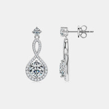 Load image into Gallery viewer, 1 Carat Moissanite 925 Sterling Silver Earrings
