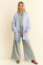 Load image into Gallery viewer, Davi &amp; Dani Ribbed Hem Button Up Long Sleeve Cardigan
