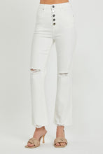 Load image into Gallery viewer, RISEN  Full Size High Rise Button Fly Straight Ankle Jeans
