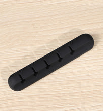 Load image into Gallery viewer, Silicone USB Cable Winder Desktop Cable Organizer Management Multipurpose Clips Cables Protector For Wired Headphones
