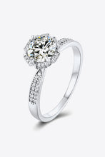 Load image into Gallery viewer, 925 Sterling Silver 1 Carat Moissanite Ring Ti Amo I love you
