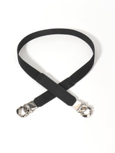 Load image into Gallery viewer, Zinc Alloy Buckle Elastic PU Belt
