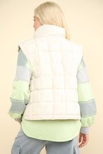 Load image into Gallery viewer, VERY J Zip Up Puffer Padded Warm Vest
