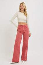 Load image into Gallery viewer, RISEN Full Size High Rise Tummy Control Wide Leg Jeans
