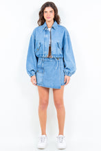 Load image into Gallery viewer, American Bazi Cargo Pocket Denim Skort
