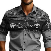 Load image into Gallery viewer, Mens 3D Digital Printing Casual Shirt
