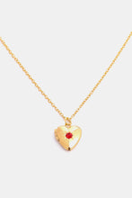 Load image into Gallery viewer, Zircon Heart Shape 14K Gold-Plated Pendant Necklace
