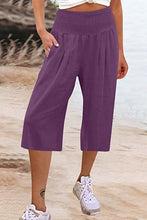 Load image into Gallery viewer, Pocketed High Waist Long Shorts
