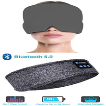 Load image into Gallery viewer, Wireless Bluetooth Sleeping Headphones Headband Thin Soft Elastic Comfortable Music Ear Phones Eye Mask For Side Sleeper Sports
