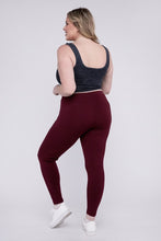 Load image into Gallery viewer, Plus Premium Cotton Full Length Leggings
