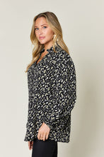 Load image into Gallery viewer, Double Take Full Size Leopard Long Sleeve Blouse
