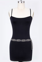 Load image into Gallery viewer, Rhinestone Statement Chain Belt
