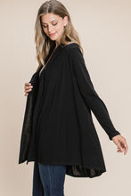 Load image into Gallery viewer, BOMBOM Open Front Long Sleeve Cardigan
