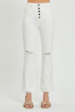 Load image into Gallery viewer, RISEN  Full Size High Rise Button Fly Straight Ankle Jeans
