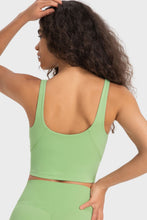 Load image into Gallery viewer, Deep V-Neck Crop Sports Bra
