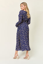 Load image into Gallery viewer, Double Take Full Size Tie Back Flounce Sleeve Dress
