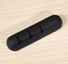 Load image into Gallery viewer, Silicone USB Cable Winder Desktop Cable Organizer Management Multipurpose Clips Cables Protector For Wired Headphones
