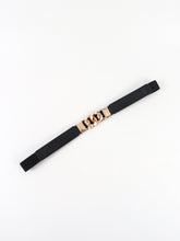 Load image into Gallery viewer, Zinc Alloy Buckle Elastic PU Belt
