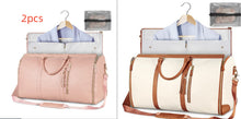 Load image into Gallery viewer, Womens Large Capacity Travel Duffle Bag  Folding Suit Bag Waterproof Clothes Handbag Totes
