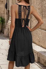 Load image into Gallery viewer, Perfee Swiss Dot Ruffle Hem Cami Dress
