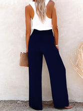 Load image into Gallery viewer, Full Size Decorative Button High Waist Pants
