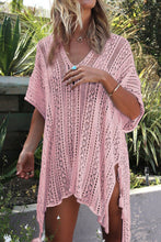 Load image into Gallery viewer, Cutout V-Neck Cover-Up with Tassel
