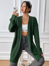 Load image into Gallery viewer, Open Front Long Sleeve Cardigan
