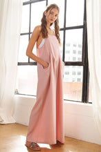 Load image into Gallery viewer, ADORA Square Neck Wide Leg Overalls with Pockets
