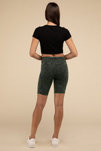 Load image into Gallery viewer, Mineral Wash Wide Waistband Pocket Leggings
