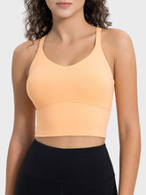 Load image into Gallery viewer, Crisscross Round Neck Active Tank
