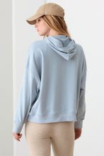 Load image into Gallery viewer, Le Lis Half Zip Drawstring Mock Neck Hoodie
