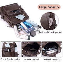 Load image into Gallery viewer, Womens Backpack Purse Fashion School Multipurpose Designer Satchel PU Leather Handbag Shoulder Bag
