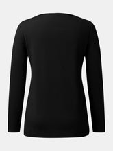 Load image into Gallery viewer, Full Size Scoop Neck Long Sleeve T-Shirt
