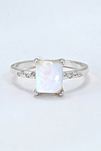 Load image into Gallery viewer, Square Moonstone Ring
